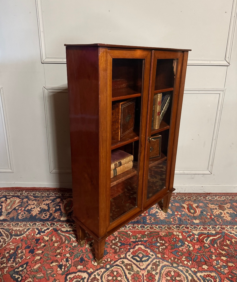 Petite vitrine en acajou d'époque XIXe. – Image 2