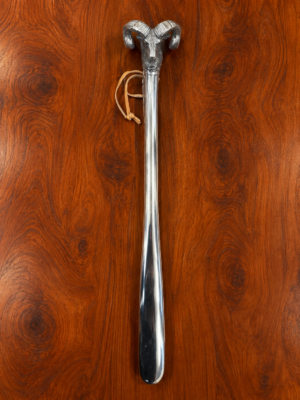 Chausse-Pieds Métal Chromé – Tête de Bélier