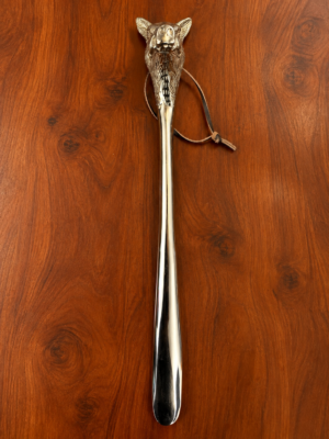 Chausse-Pieds Métal Chromé – Tête de Sanglier