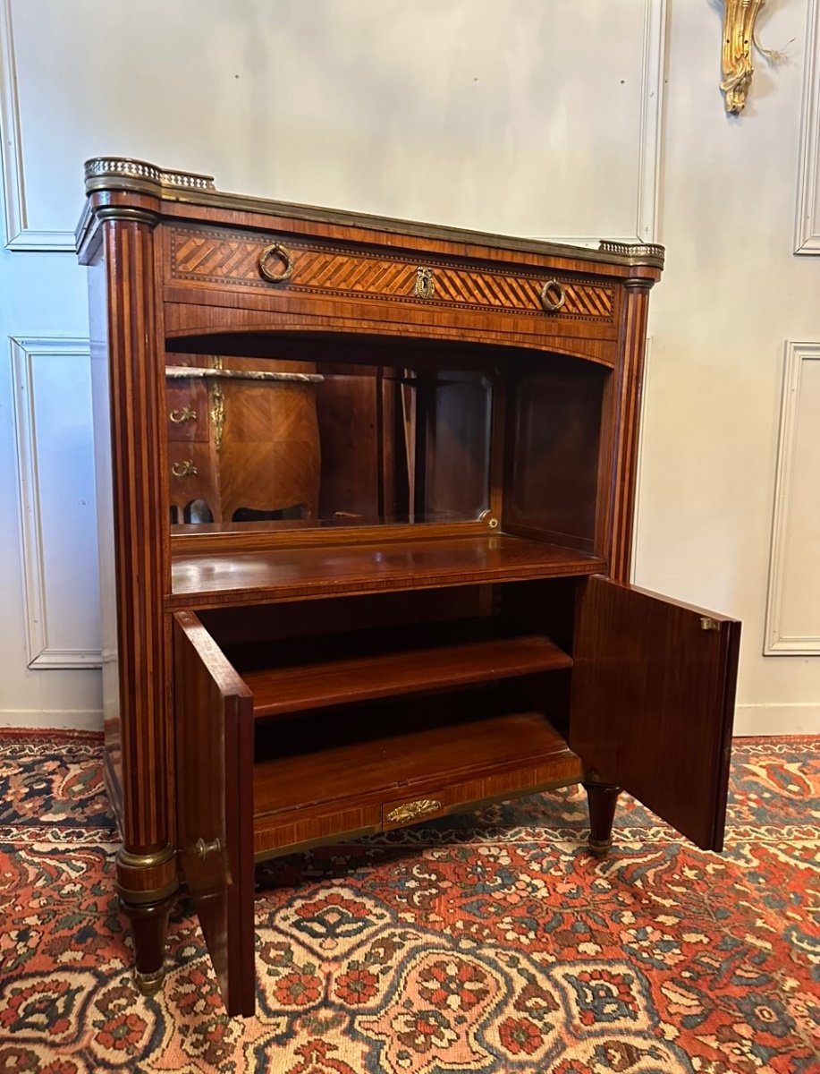 Bibus / meuble D’entre-deux De Style Louis XVI. – Image 5