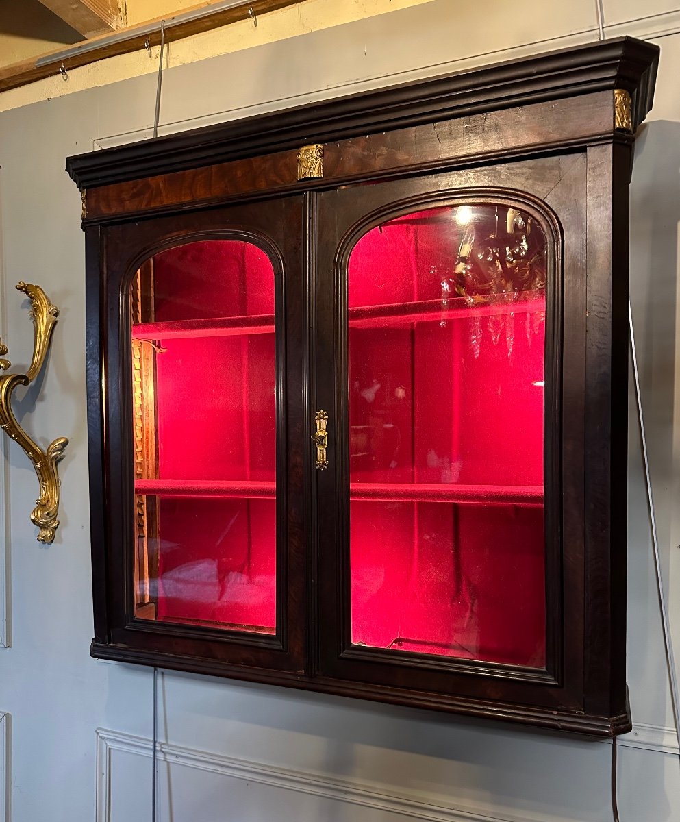 Bibus / vitrine D’époque Napoléon III En Acajou. – Image 2