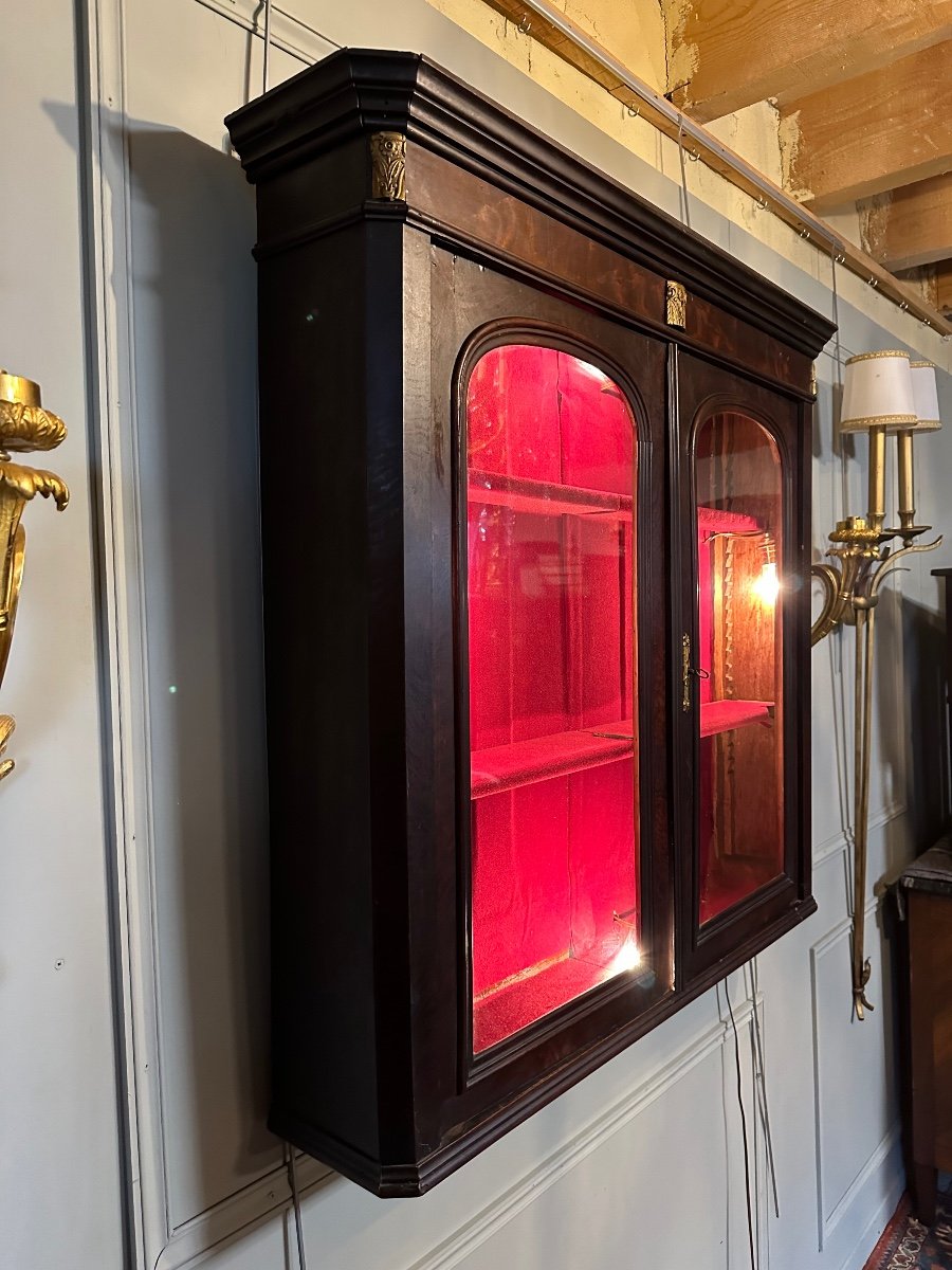 Bibus / vitrine D’époque Napoléon III En Acajou. – Image 4