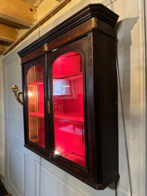 Bibus / vitrine D’époque Napoléon III En Acajou.