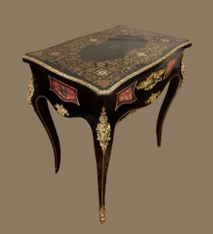 Travailleuse En Marqueterie Boulle D’époque Napoléon III