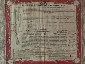 Mouchoir d'instruction militaire n° 9 (1896)