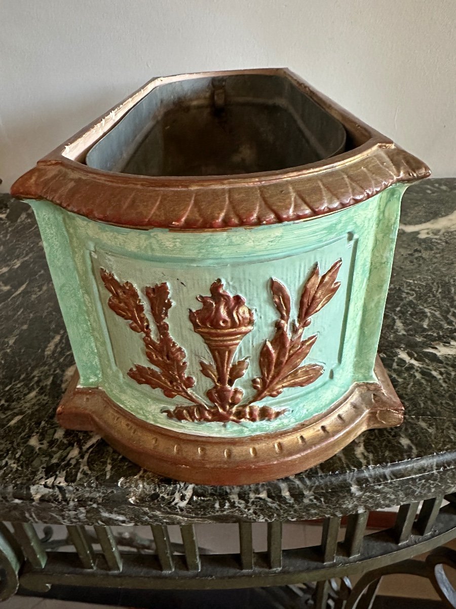 Jardinière De Style Louis XVI, à Médaillons. – Image 4
