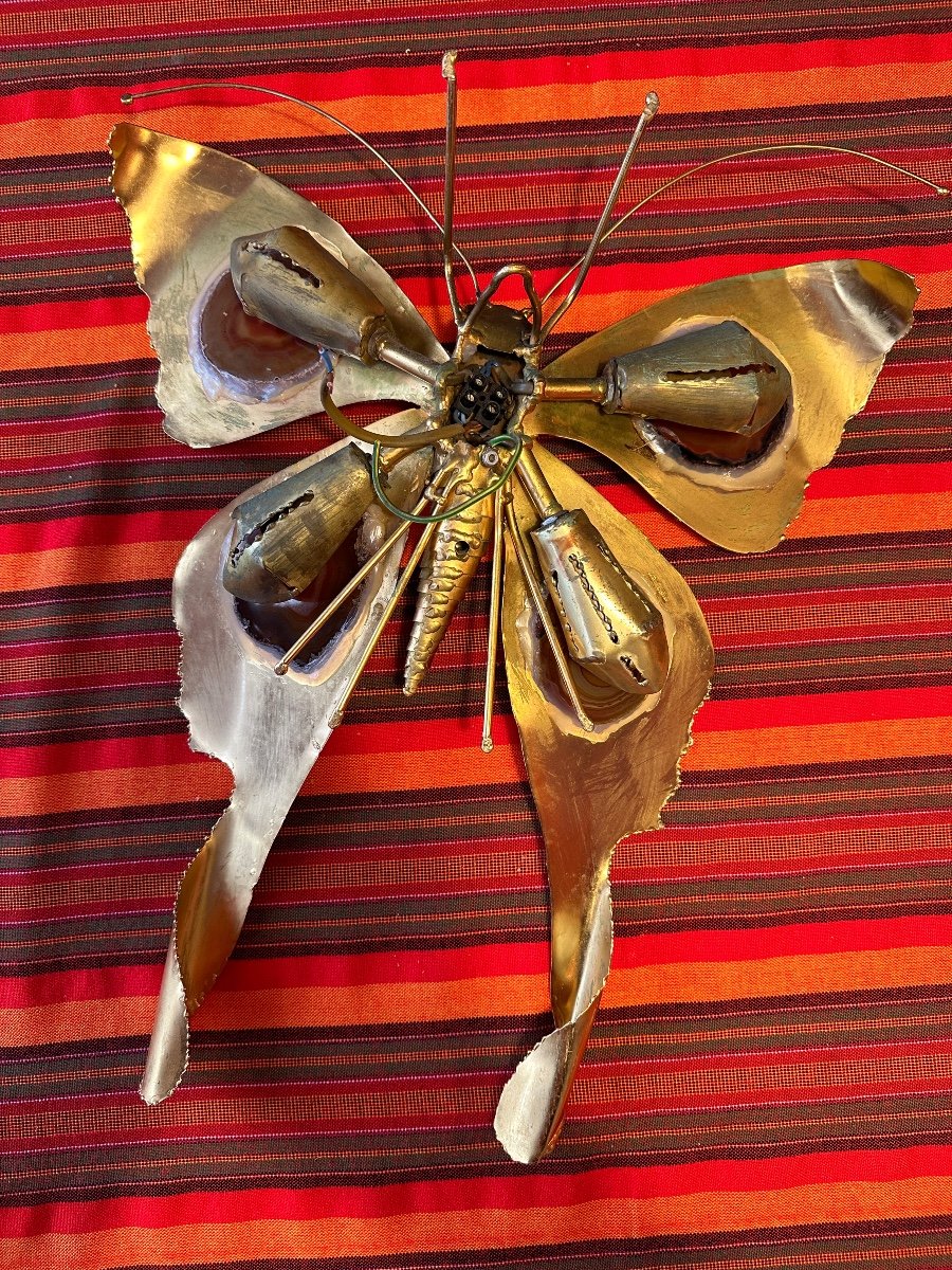 Applique papillon aux ailes en agates, Isabelle Faure ou Jacques Duval-Brasseur – Image 5
