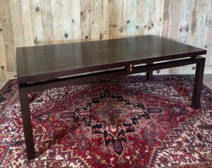 Table Roche Bobois en chêne wengé