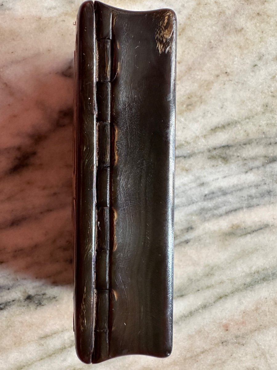Tabatière Napoléon III en corne, écaille et nacre – Image 4