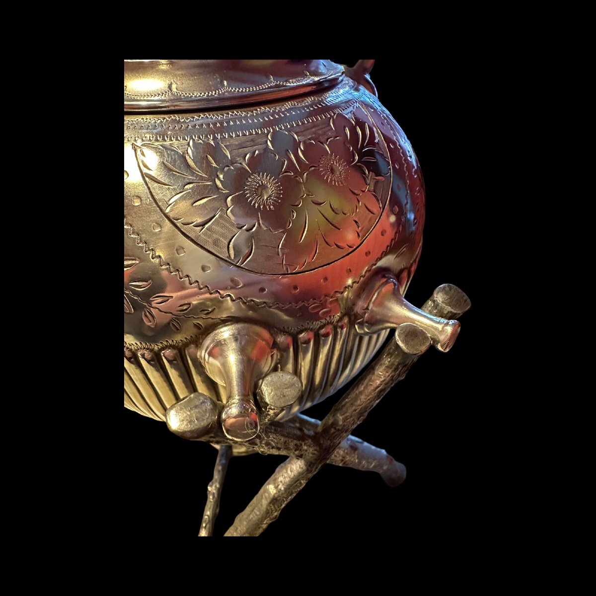 Samovar / théière anglaise du XIXe siècle – Image 3