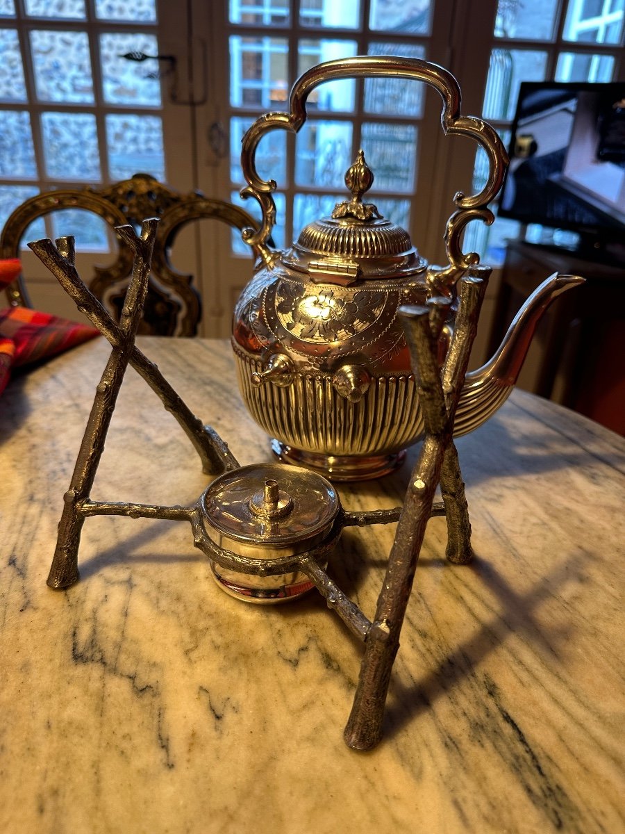 Samovar / théière anglaise du XIXe siècle – Image 5