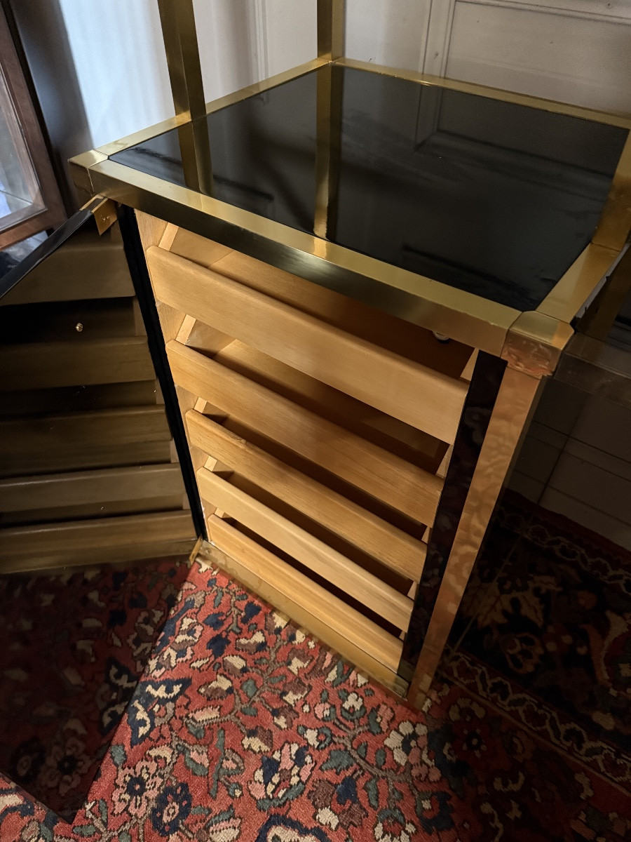 Kim Moltzer (1970) – Bibliothèque-bureau et table basse – Image 3
