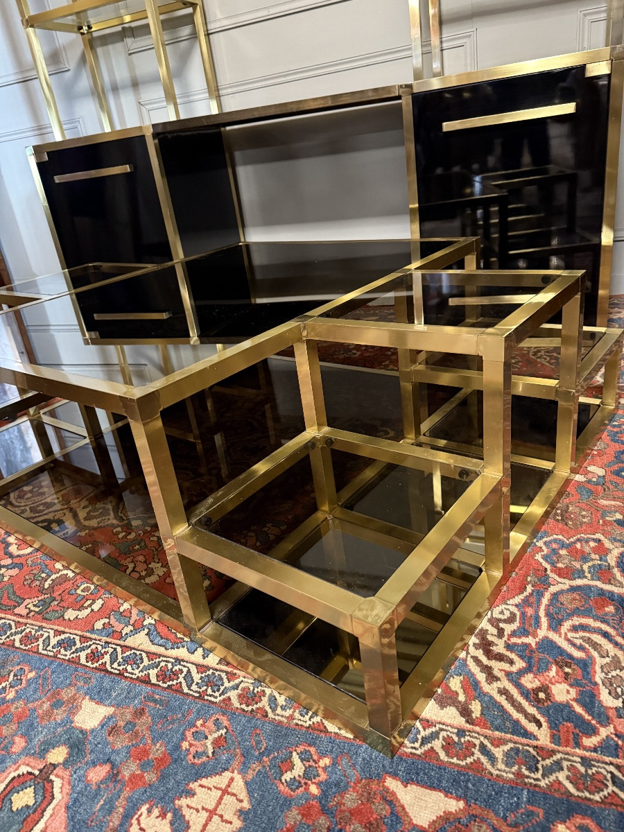 Kim Moltzer (1970) – Bibliothèque-bureau et table basse – Image 6