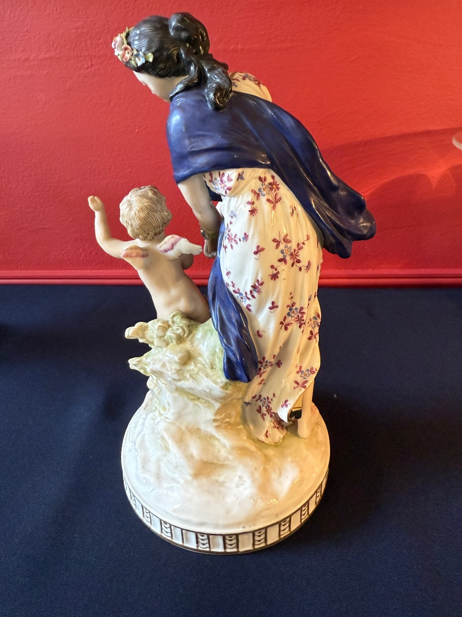 Groupe en porcelaine de Ludwigsburg, XVIIIe siècle – Image 3