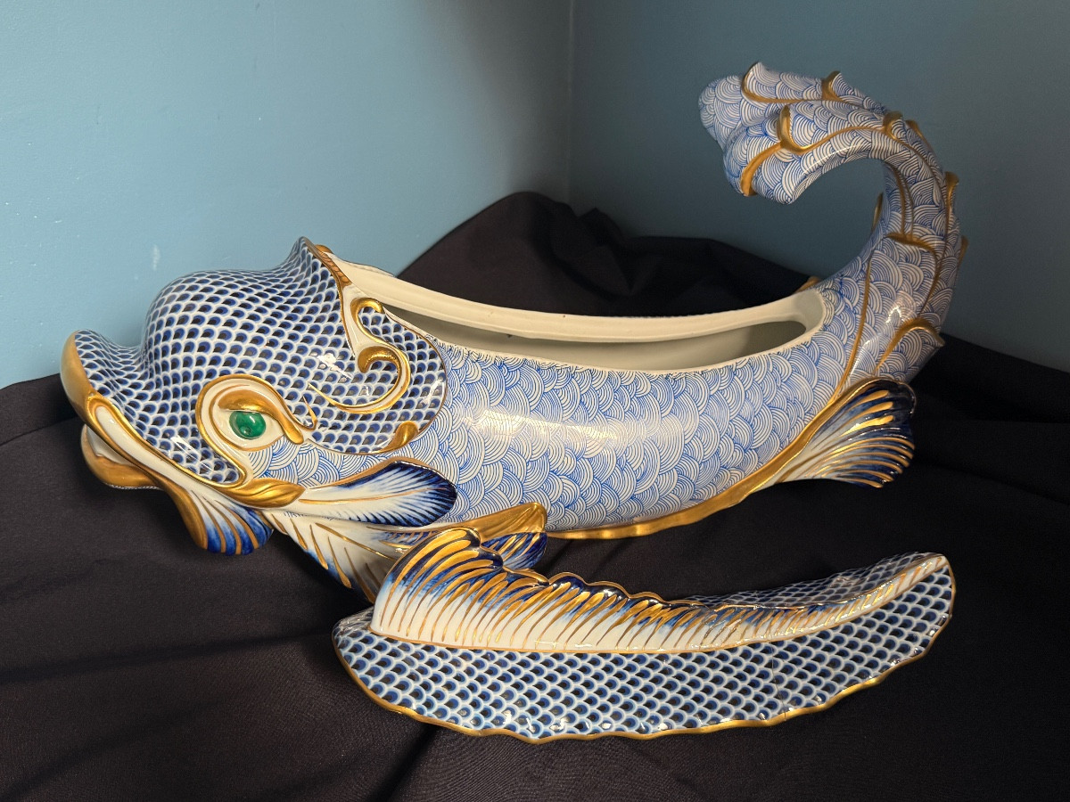 Giulia Mangani pour Ogetti, poisson en porcelaine peinte à la main – Image 5