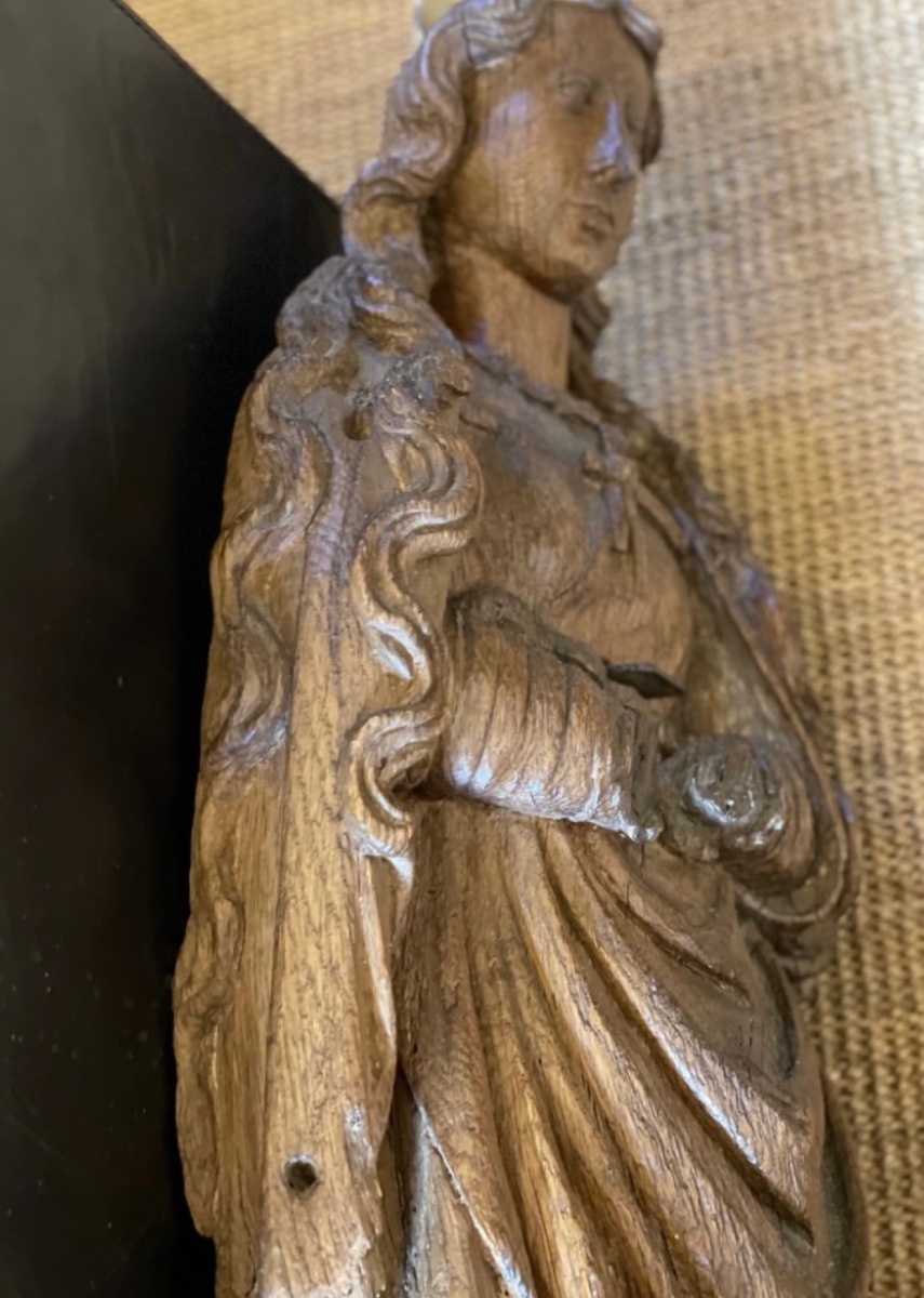 Statue de Marie-Madeleine, Rhin inférieur, début XVIe siècle – Image 4