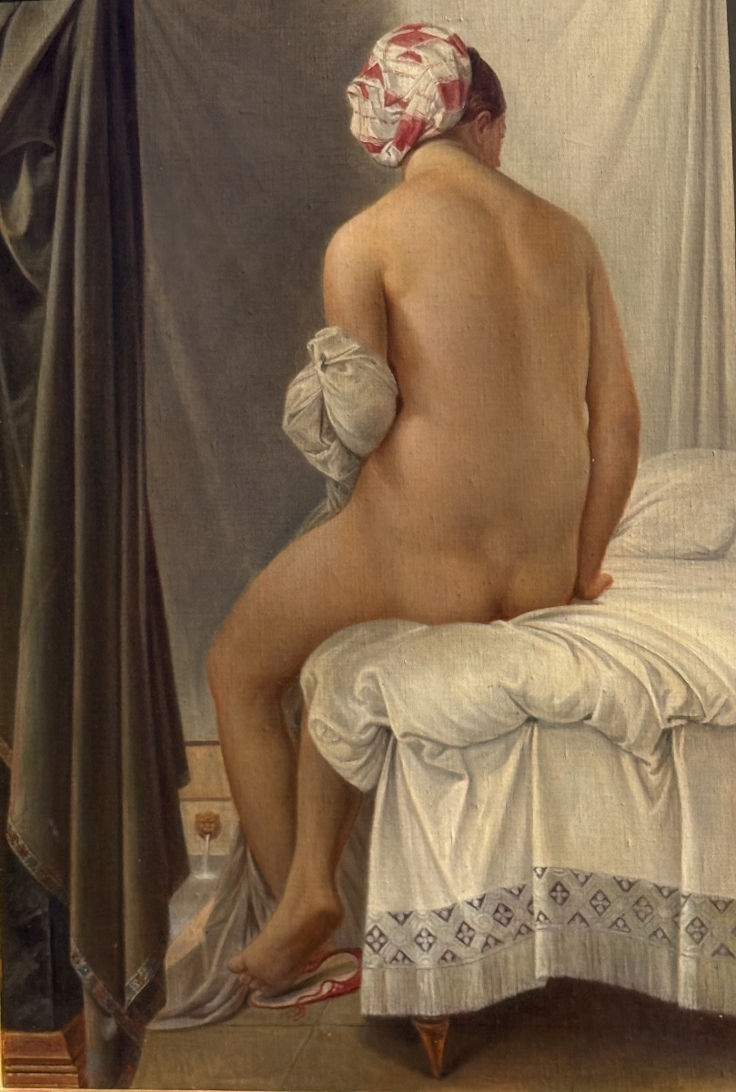 D’après Ingres, La Baigneuse, huile sur toile – Image 6