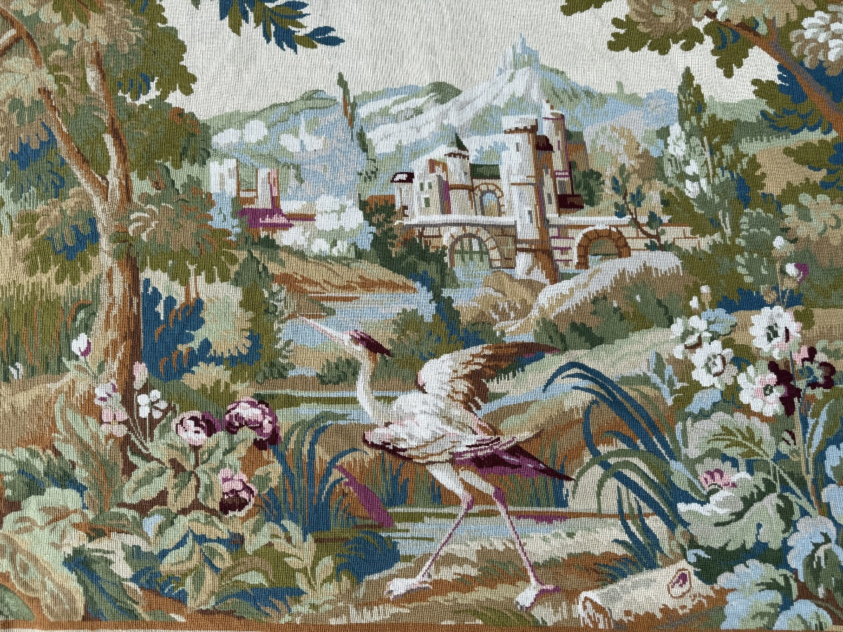 Tapisserie d’Aubusson au petit point, XXe siècle – Image 2