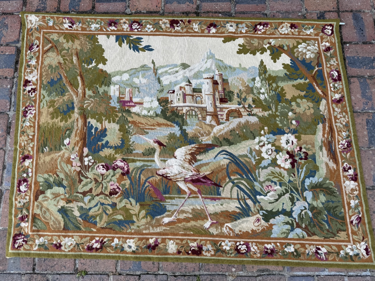 Tapisserie d’Aubusson au petit point, XXe siècle – Image 3