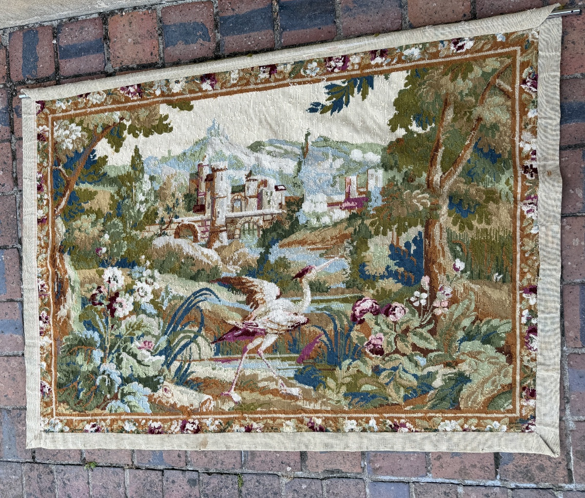 Tapisserie d’Aubusson au petit point, XXe siècle – Image 5