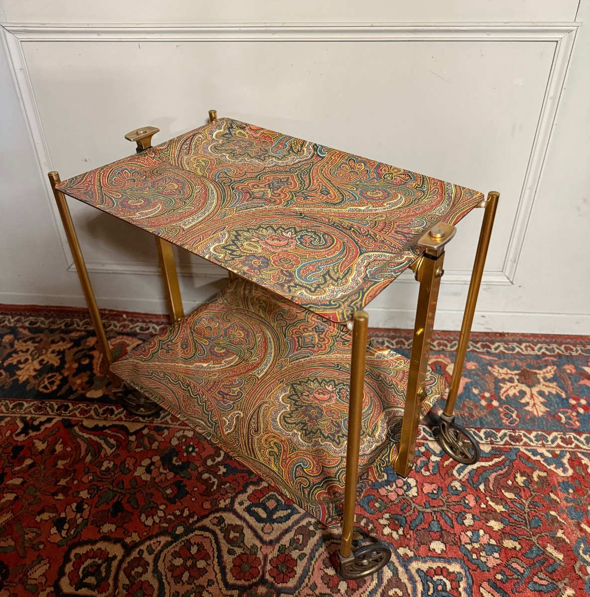 TEXTABLE — Table roulante et pliante