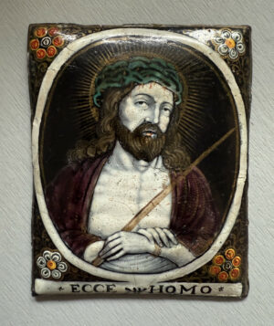 Plaque en émail de Limoges Jacques Laudin XVIIe siècle
