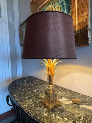 Lampe ananas attribuée à la Maison Charles