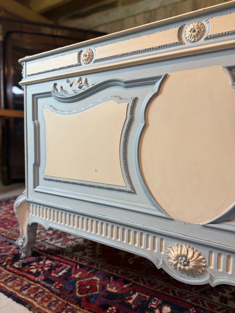 Lit laqué de style Transition Louis XV - Louis XVI – Image 5