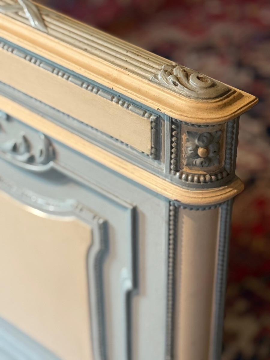 Lit laqué de style Transition Louis XV - Louis XVI – Image 7