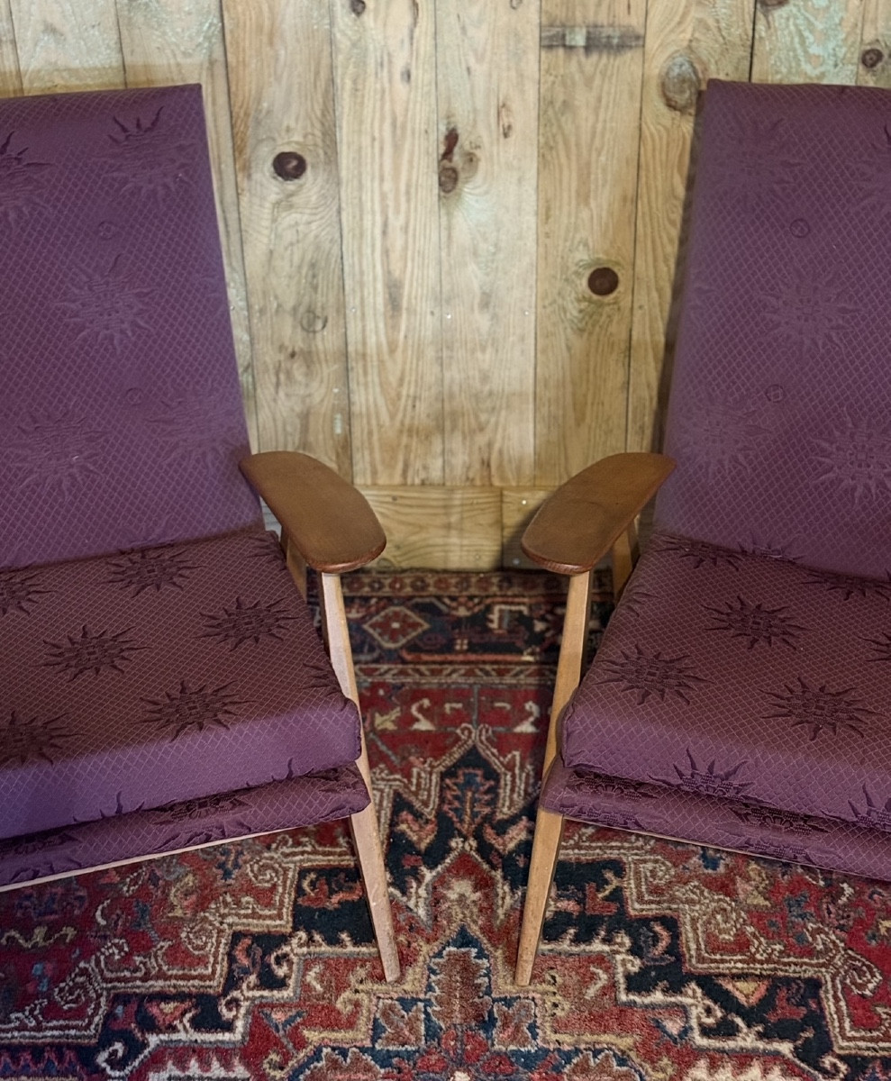Steiner – Paire de fauteuils SK640 par Pierre Guariche, vers 1950 – Image 7
