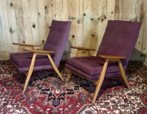 Steiner – Paire de fauteuils SK640 par Pierre Guariche, vers 1950