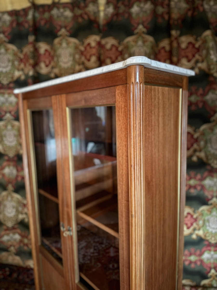 Vitrine ou bibliothèque de style Louis XVI – Image 2