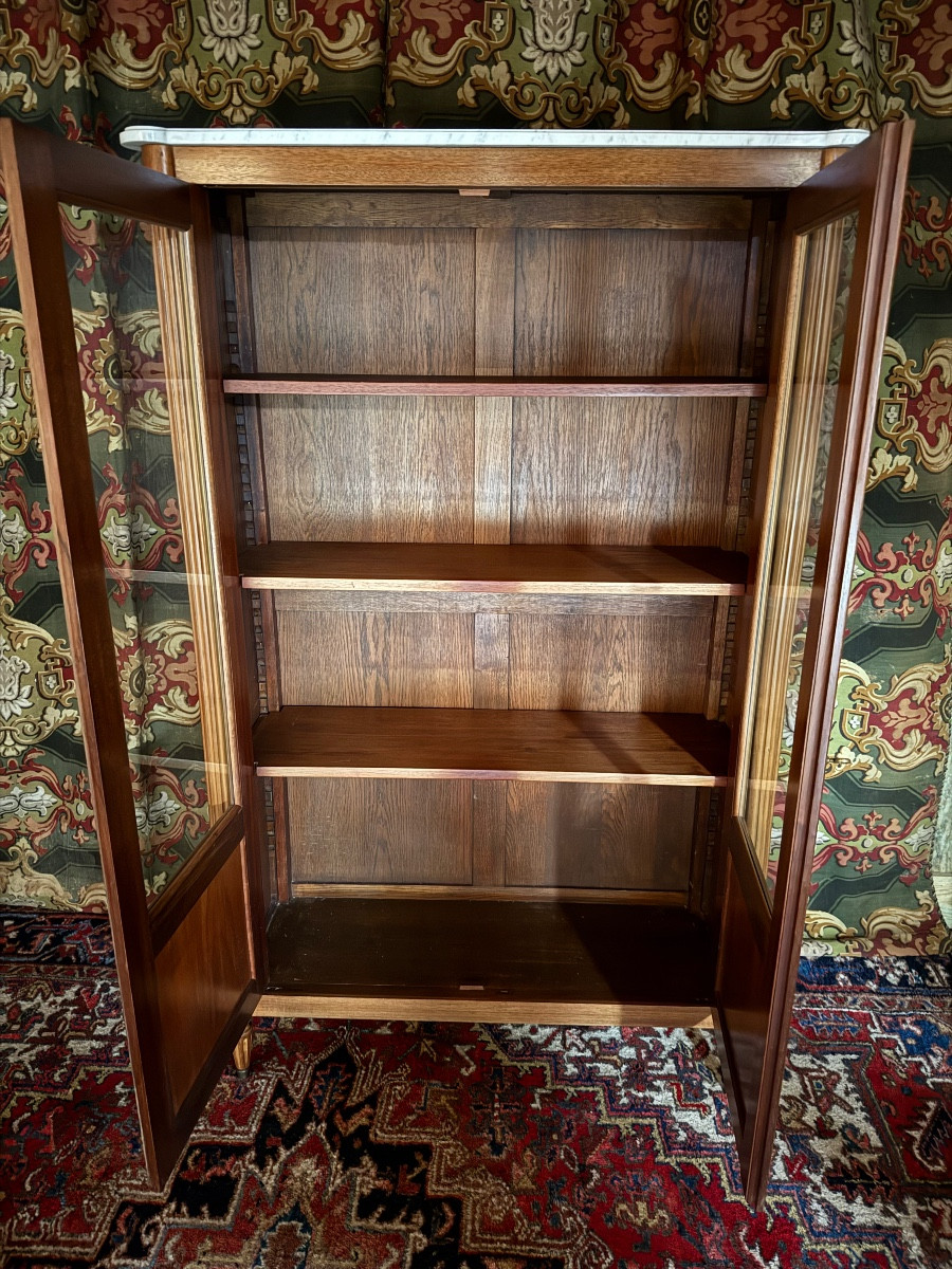 Vitrine ou bibliothèque de style Louis XVI – Image 3
