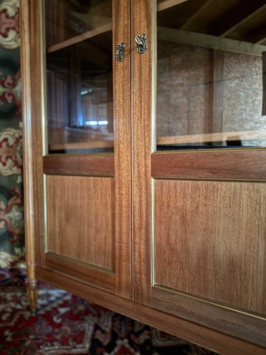 Vitrine ou bibliothèque de style Louis XVI – Image 4