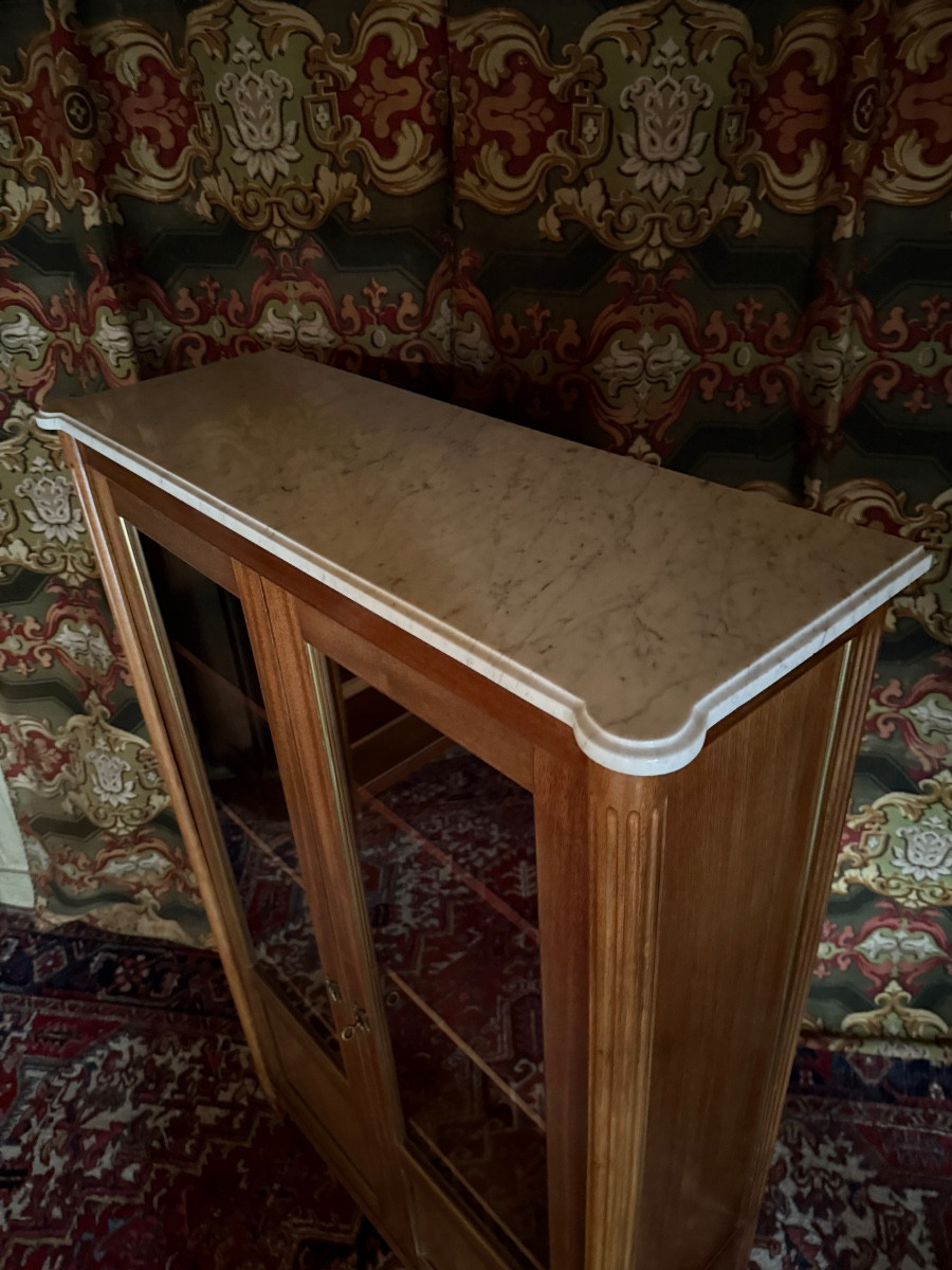 Vitrine ou bibliothèque de style Louis XVI – Image 6