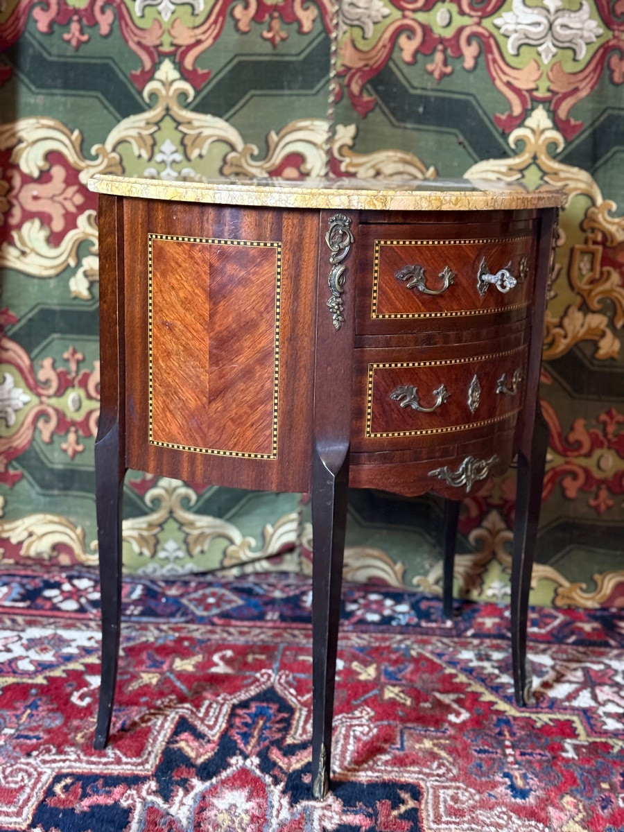 Commode de style Transition en marqueterie – Image 2