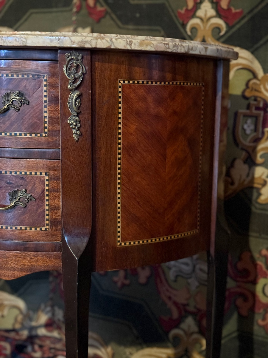 Commode de style Transition en marqueterie – Image 4