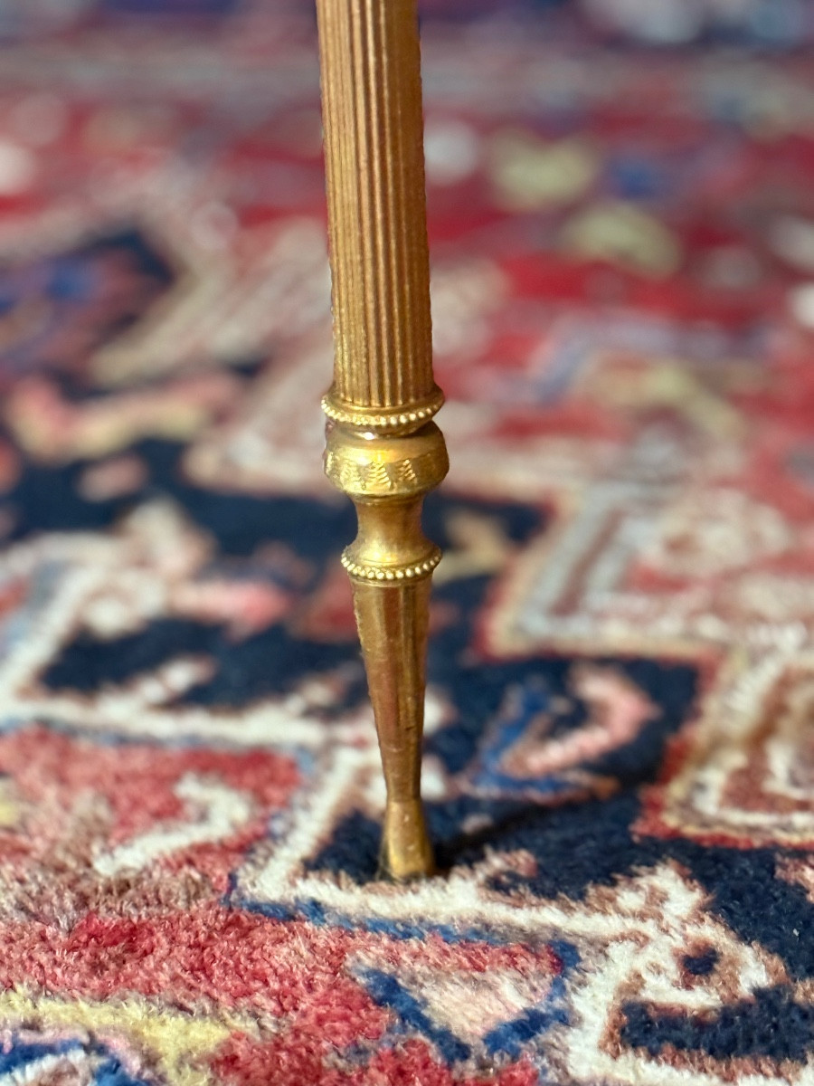 Table basse en bronze doré, style Maison Baguès – Image 4