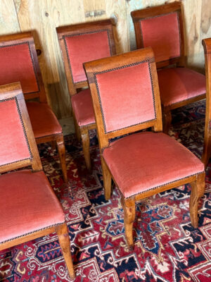Suite de six chaises d’époque Empire