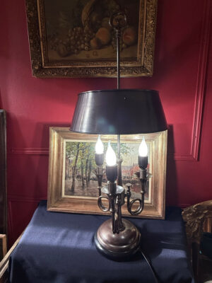 Le Dauphin – Lampe bouillotte aux cors de chasse