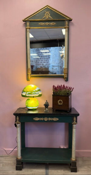 Ensemble console et trumeau de style Empire