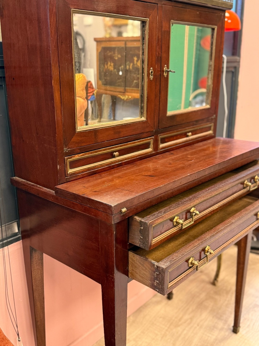 Bureau bonheur du jour Louis XVI – Image 4
