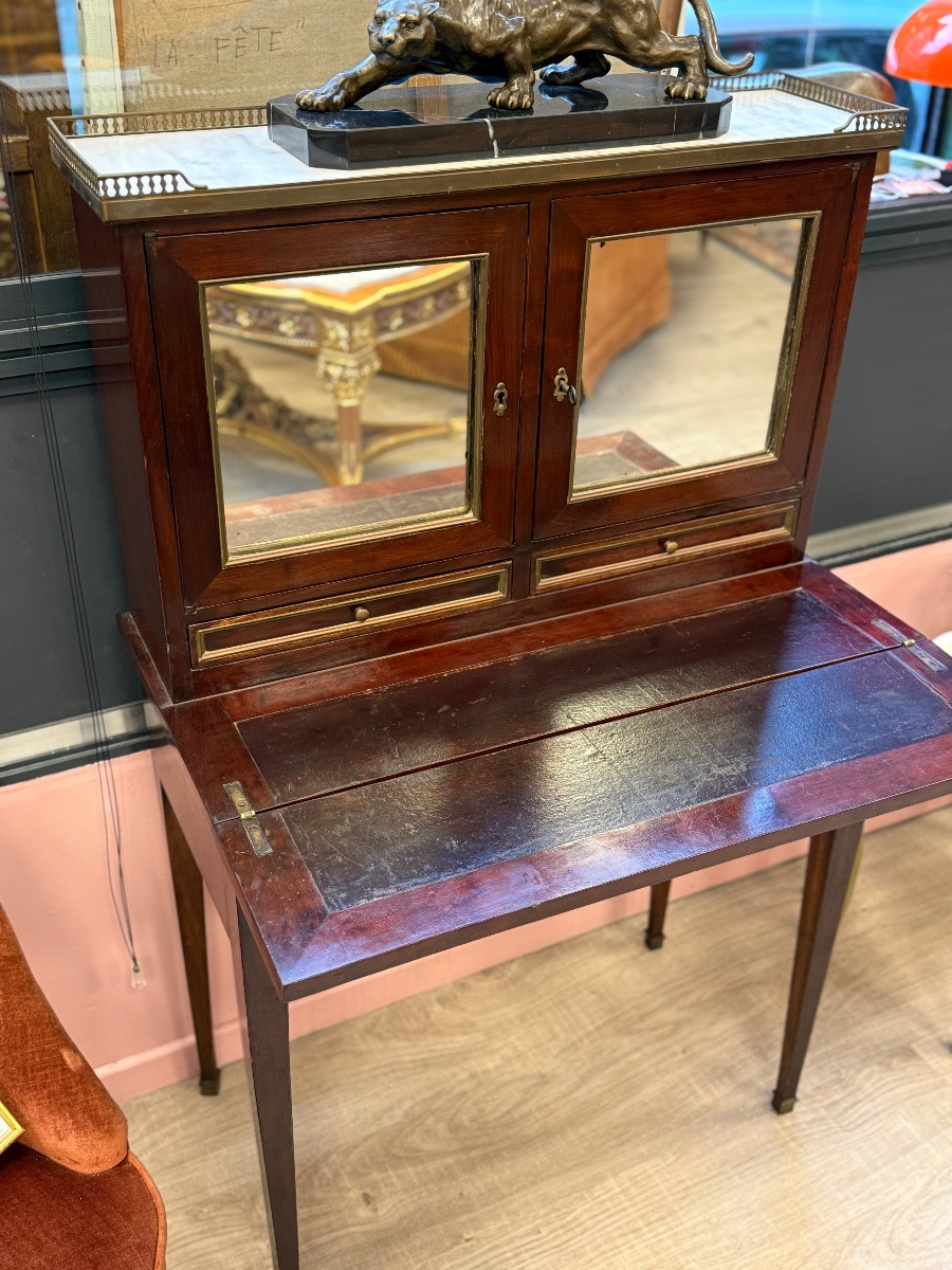 Bureau bonheur du jour Louis XVI – Image 7