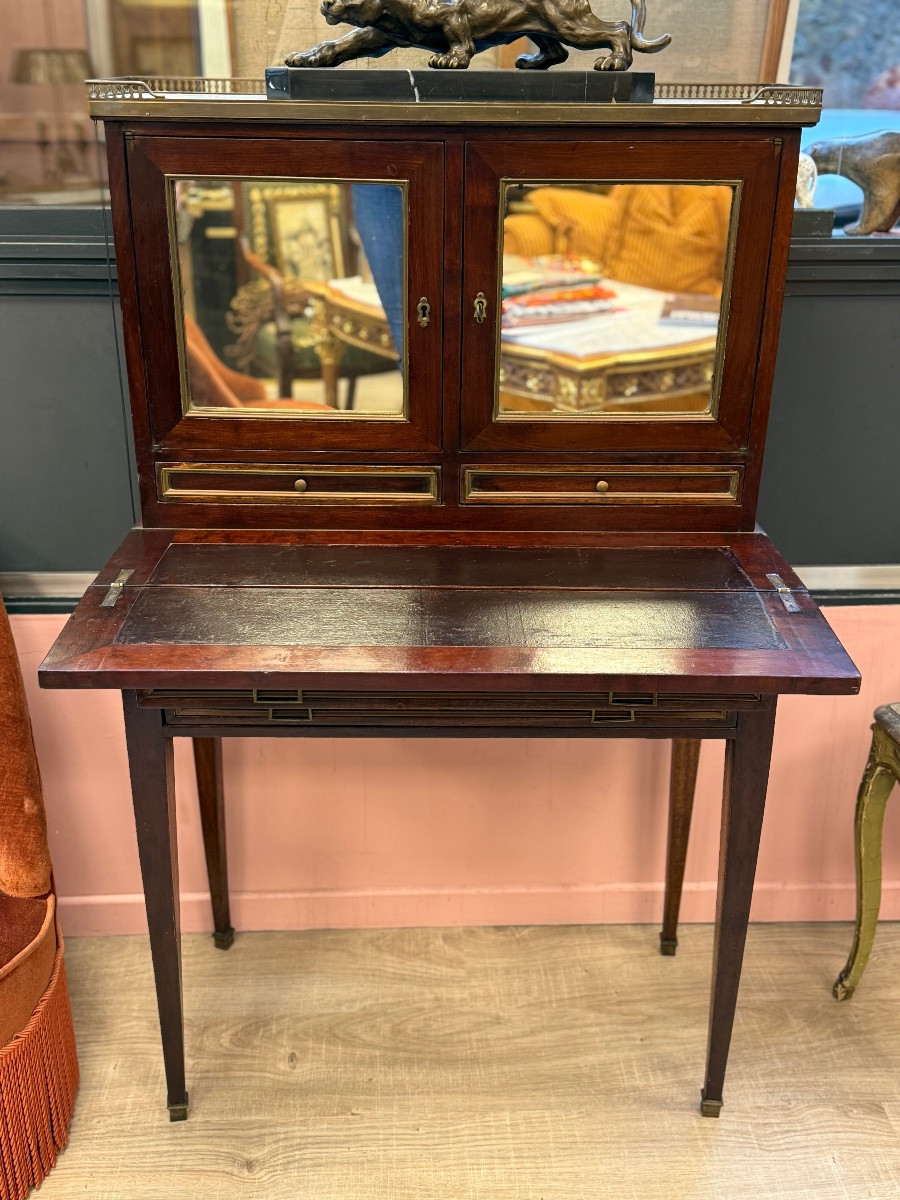 Bureau bonheur du jour Louis XVI – Image 8