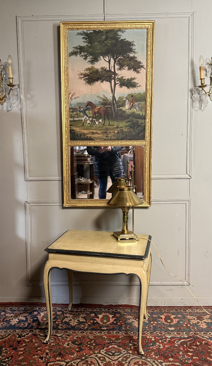 Table style Cabaret en bois peint – Image 2