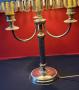 Lampe de style Louis XVI en métal argenté – Image 7