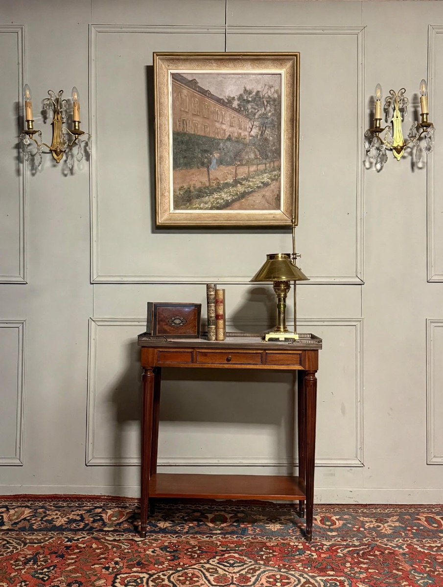 Console de style Louis XVI, époque XXe siècle