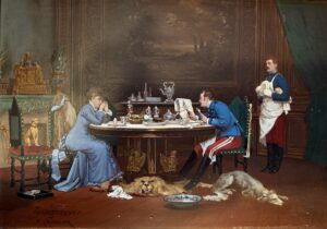 E. Crosnier, d’après Louis-Auguste Loustaunau — La Lecture du matin