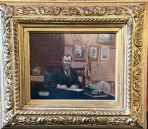 Marcel Meys (1886–1972) — Portrait de Maurice Meys à son bureau